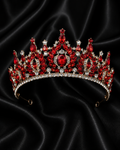 Couronne Royale Rubis en Cristal