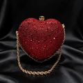 Sac de soirée cœur diamanté