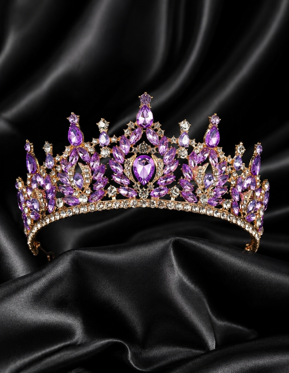 Couronne Royale Rubis en Cristal